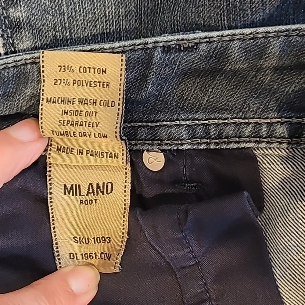 DL1961 Milano Boot Cut Jeans Low-rise - Picture 13 of 14